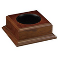 Walnut Finish 7"-8" Bowl Platform Base